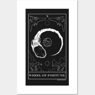 Wheel of fortune Dinosaur meteor pterosaur Tarot Posters and Art